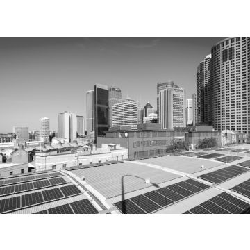 Lais Puzzle - Sydney, die Stadt der Sonnenkollektoren in schwarz weiß - 500, 1.000 & 2.000 Teile