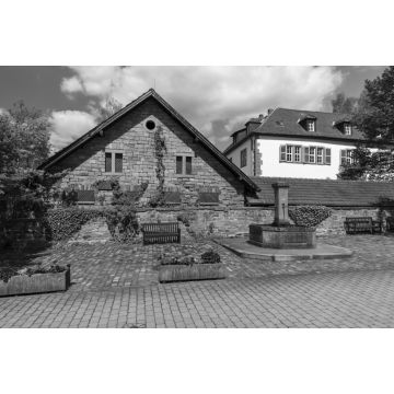 Lais Puzzle - Rothenbuch im Spessart in schwarz weiß - 2.000 Teile