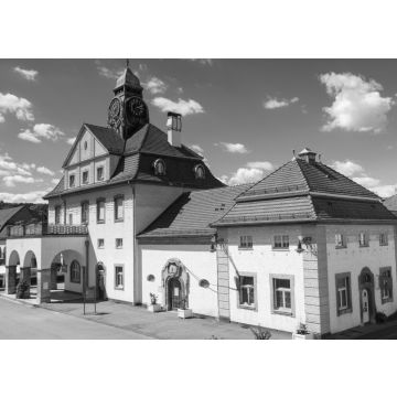 Lais Puzzle - Das Jugendstil-Kurhaus von Bad Nauheim in schwarz weiß - 500 & 1.000 Teile