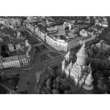 Lais Puzzle - Luftaufnahme von Timisoara, Rumänien in schwarz weiß - 500, 1.000 & 2.000 Teile
