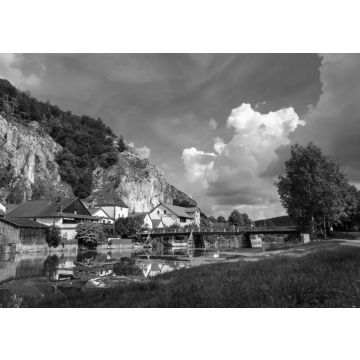 Lais Puzzle - Altmühltal, Riedenburg in schwarz weiß - 500, 1.000 & 2.000 Teile