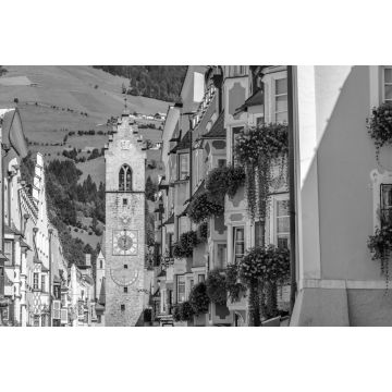 Lais Puzzle - Vipiteno (Sterzing) - Trentino Südtirol - Italien in schwarz weiß - 2.000 Teile