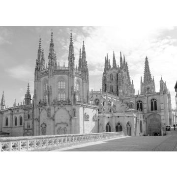 Lais Puzzle - Kathedrale von Santa Maria in Burgos, Spanien in schwarz weiß - 500, 1.000 & 2.000 Teile