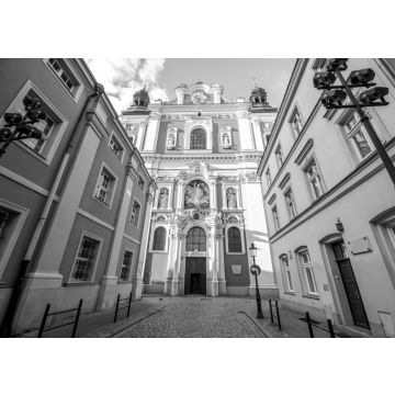 Lais Puzzle - Fara-Kirche in Poznan, Polen in schwarz weiß - 500, 1.000 & 2.000 Teile
