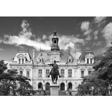 Lais Puzzle - Mittelalterliche Gebäude in Vannes, Morbihan in schwarz weiß - 500, 1.000 & 2.000 Teile