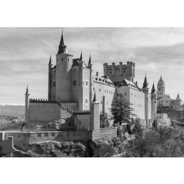 Lais Puzzle - Der Alcazar von Segovia, Spanien in schwarz weiß - 500, 1.000 & 2.000 Teile