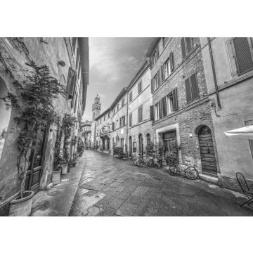 Lais Puzzle - Hauptstraße in Buonconvento in schwarz weiß - 500, 1.000 & 2.000 Teile