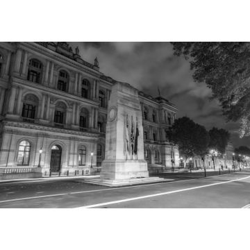 Lais Puzzle - Das Cenotaph-Denkmal in Whitehall, London bei Nacht in schwarz weiß - 2.000 Teile
