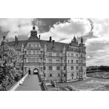 Lais Puzzle - Schloss Güstrow (Deutschland) in schwarz weiß - 2.000 Teile