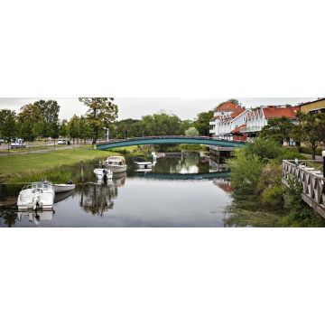 Lais Puzzle - Kungsbacka Stadt Flussufer, Panorama - 2.000 Teile