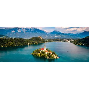 Lais Puzzle - Slowenien - Urlaubsort Bleder See, Panorama - 2.000 Teile