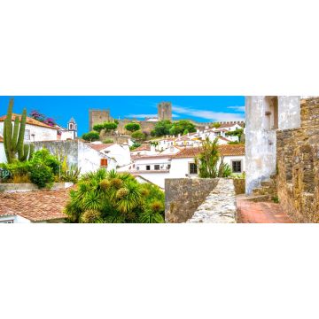 Lais Puzzle - Sommerliche Aussicht in Obidos, Bezirk Leiria, Portugal, Panorama - 2.000 Teile
