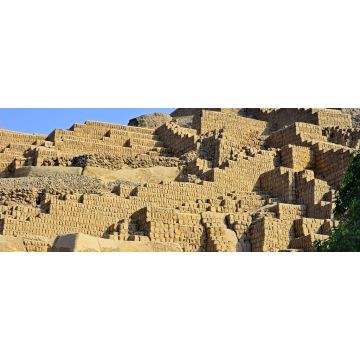 Lais Puzzle - Huaca Pucllana - eine Tonpyramide im Bezirk Miraflores in Zentral-Lima, Peru, Panorama - 2.000 Teile