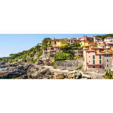 Lais Puzzle - Panoramablick auf schöne bunte Häuser des Tellaro-Dorfes, Lerici, La Spezia, Italien, Panorama - 2.000 Teile