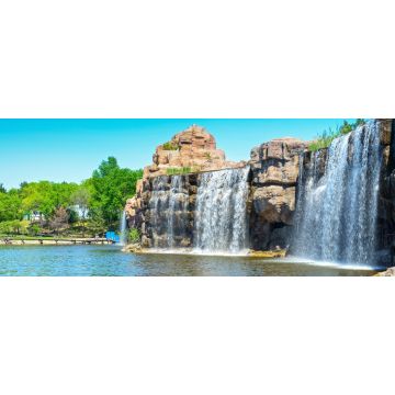 Lais Puzzle - Wasserfall im Sun Island Park, Harbin, Heilongjiang, China, Panorama - 2.000 Teile