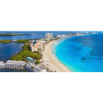 Lais Puzzle - Cancun mit Lagune und Strand, México, Panorama - 2.000 Teile