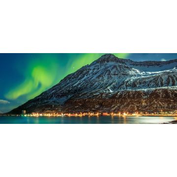 Lais Puzzle - Nordlicht über Seydisfjordur, Island, Panorama - 2.000 Teile