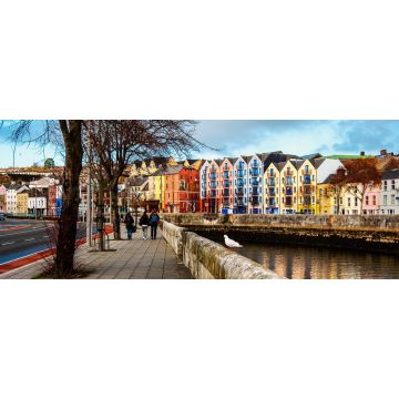 Lais Puzzle - Ufer des Flusses Lee in Cork, Irland, Panorama - 2.000 Teile