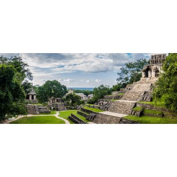 Lais Puzzle - Tempel der Kreuzgruppe in den Maya-Ruinen von Palenque - Chiapas, Mexiko, Panorama - 2.000 Teile