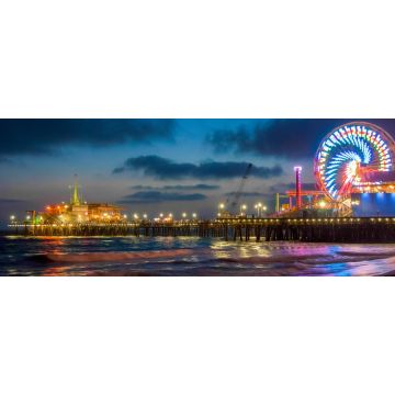 Lais Puzzle - Los Angeles, Ferris Wheel in Santa Monica. Kalifornien, Panorama - 2.000 Teile