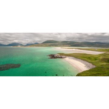 Lais Puzzle - Seilebost Beach auf der Isle of Harris, Äußere Hebriden, Schottland, Panorama - 2.000 Teile