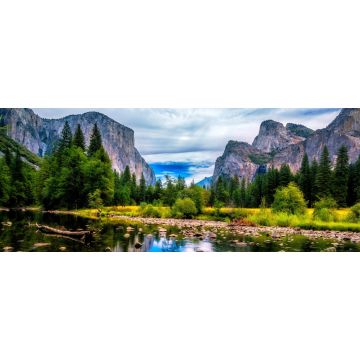 Lais Puzzle - Yosemite Valley View mit El Capitan, Cathedral Rock und The Merced River, Panorama - 2.000 Teile