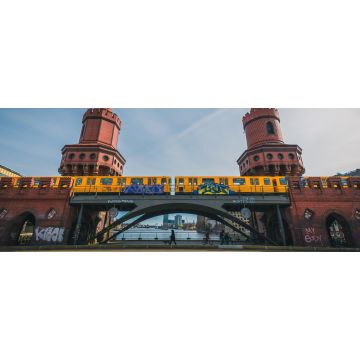 Lais Puzzle - Blick auf die Oberbaumbrücke, die deutsche Oberbaumbrücke und die Spree in Berlin, Deutschland, Panorama - 2.000 Teile