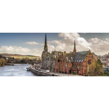 Lais Puzzle - Perth neben dem Fluss Tay Schottland, Panorama - 2.000 Teile
