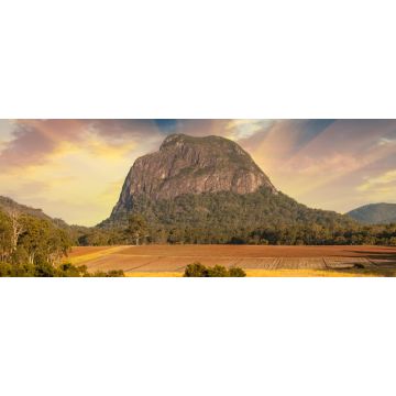 Lais Puzzle - Glass House Mountains National Park in Australien mit dramatischem Sonnenlicht, Panorama - 2.000 Teile