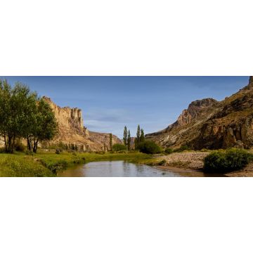 Lais Puzzle - Der Fluss Pinturas oder Ecker ist ein Flussufer in der Provinz Santa Cruz, Argentinien, das sich durch den Cañadón del Río Pinturas erstreckt, Panorama - 2.000 Teile