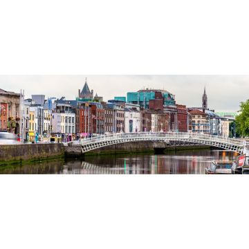 Lais Puzzle - Ansicht von Dublin mit der Ha'penny Bridge - Irland, Panorama - 2.000 Teile