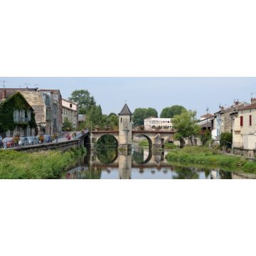 Lais Puzzle - Die Brücke Notre Dame in Bar-le-Duc, Frankreich, Panorama - 2.000 Teile