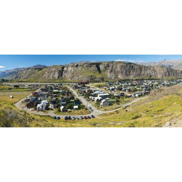 Lais Puzzle - Blick auf die Stadt El Chaltén im Nationalpark Los Glaciares, Santa Cruz, Argentinien, Panorama - 2.000 Teile