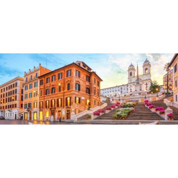 Lais Puzzle - Piazza di Spagna in Rom, Italien. Spanische Schritte am Morgen. Rom Architektur und Wahrzeichen, Panorama - 2.000 Teile