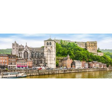Lais Puzzle - Panoramablick auf die Flusslandschaft von Huy, Wallonien, Belgien, Panorama - 2.000 Teile
