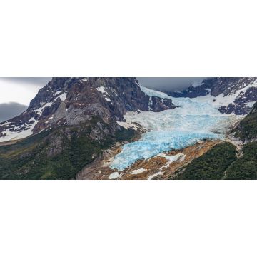 Lais Puzzle - Der Balmaceda-Gipfel und der Gletscher am Last Hope Sound oder Fjord im Bernardo O'Higgins-Nationalpark in der Nähe von Puerto Natales und Torres del Paine-Nationalpark, Patagonien, Chile, Panorama - 2.000 Teile