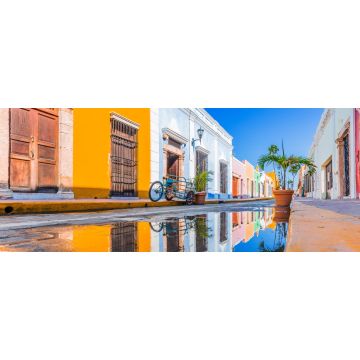 Lais Puzzle - Campeche, Mexiko, Straße in der Altstadt, Panorama - 2.000 Teile
