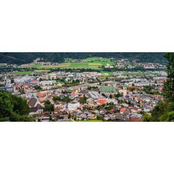 Lais Puzzle - Blick auf Tal und Berge bei Schwaz von oberhalb der Stadt, Schwaz, Österreich, Panorama - 2.000 Teile