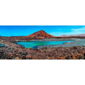 Lais Puzzle - Vulkanische Natur im Timanfaya-Nationalpark nahe der Seeküste in Lanzarote, Kanarische Inseln, Spanien, Panorama - 2.000 Teile