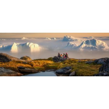 Lais Puzzle - Grönland Ilulissat Farbe Gletscher Meer Ozean Fjord, Panorama - 2.000 Teile