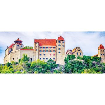 Lais Puzzle - Burg Harburg im Nördlinger Ries über der Wörnitz, Schwaben, Bayern, Deutschland, Panorama - 2.000 Teile