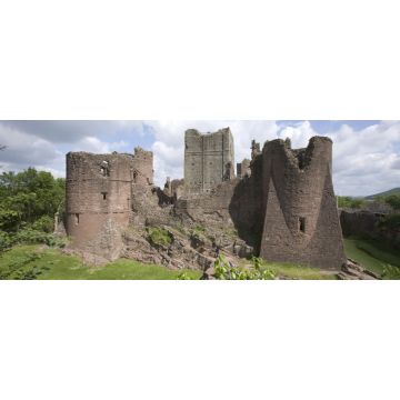 Lais Puzzle - Goodrich Castle, das Wye-Tal, Herefordshire, England, Panorama - 2.000 Teile