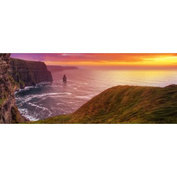 Lais Puzzle - Idyllische Cliffs of Moher bei Sonnenuntergang, Co. Clare, Irland, Panorama - 2.000 Teile