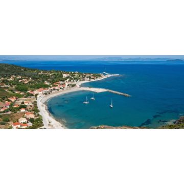 Lais Puzzle - Othoni, Griechenland, Ionische Inseln, Europa, Bezirk Korfu, Blick auf Ammos. Im Hintergrund links die Insel Erikoussa, in der Mitte die Küste von Korfu und rechts die Insel Mathraki, Panorama - 2.000 Teile