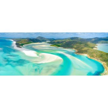 Lais Puzzle - Hill Inlet am Whitehaven Beach auf der Whitesunday Island, Queensland, Australien, Panorama - 2.000 Teile
