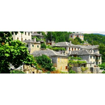 Lais Puzzle - Panoramablick auf das Dorf Vitsa, Gebiet Zagoria, Region Epirus, Nordwestgriechenland, Panorama - 2.000 Teile