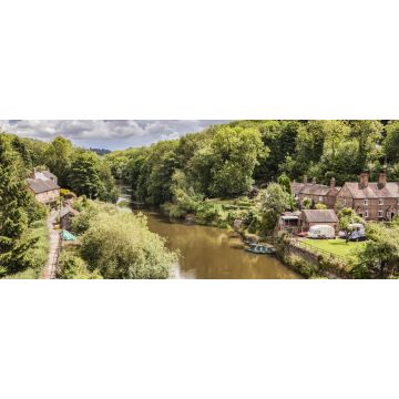 Lais Puzzle - Der Fluss Severn bei Ironbridge, Shropshire, England, Panorama - 2.000 Teile