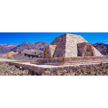 Lais Puzzle - Tilcara, Argentinien, Malerische Berge und alte Ruinen, Panorama - 2.000 Teile