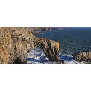 Lais Puzzle - Die Green Bridge in Castlemartin, Pembrokeshire, Wales, Panorama - 2.000 Teile