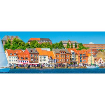 Lais Puzzle - Blick auf die Stadt Flensburg, Deutschland, Panorama - 2.000 Teile